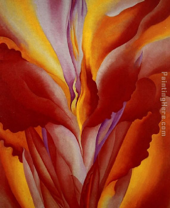 Red Canna 1923 painting - Georgia O'Keeffe Red Canna 1923 art painting